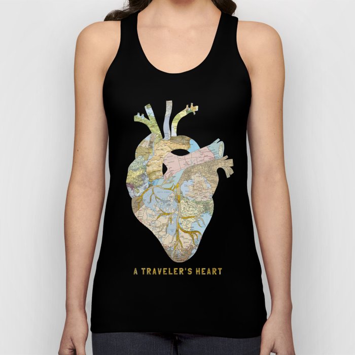 A Traveler's Heart Unisex Tank Top A Traveler's Heart Unisex Tank Top