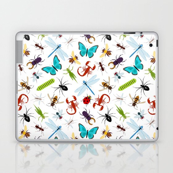 Insects Seamless Pattern Laptop & iPad Skin