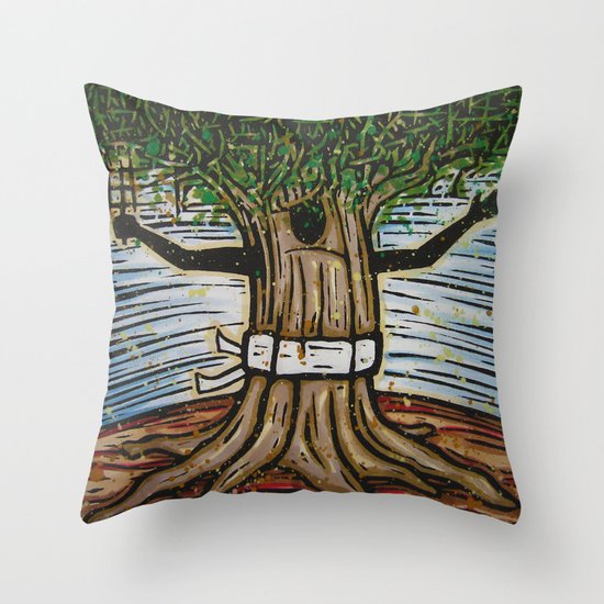 Orixás - Tempo Throw Pillow
