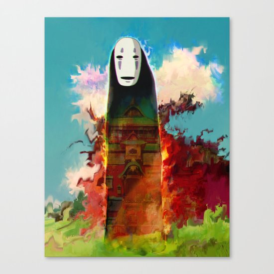 no face Canvas Print