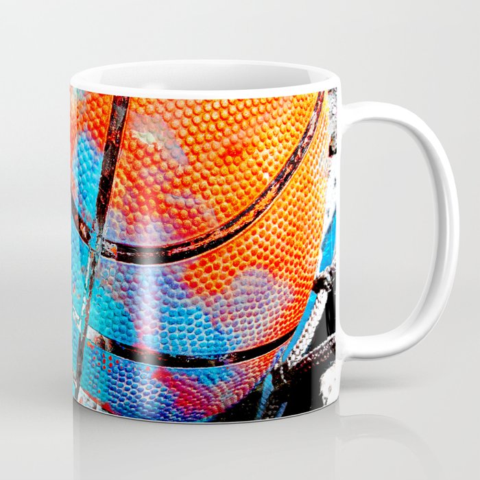 Basketball art print vs 2 Coffee Mug