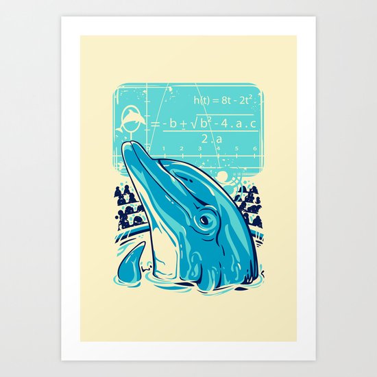 Aquatic problem Art Print