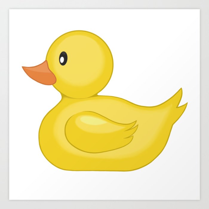 Rubber Duck Art Print