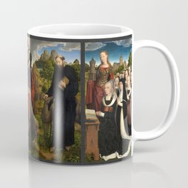Saint Christopher Altarpiece, Moreel Triptych, 1484 by Hans Memling Coffee Mug