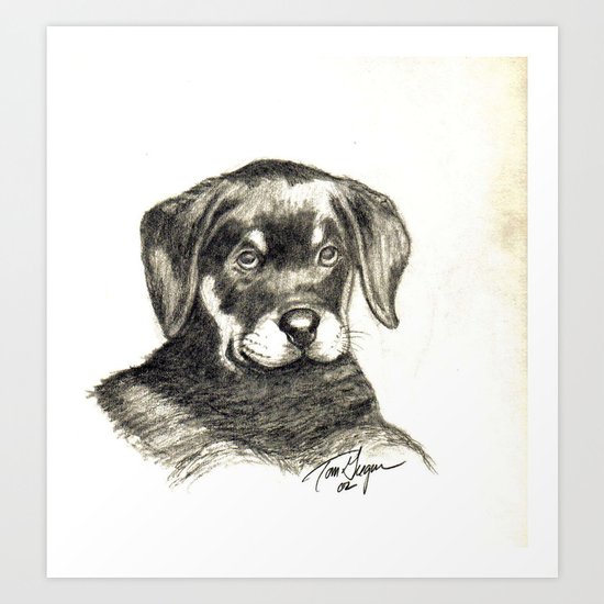 Pencil/Charcoal 2 Art Print