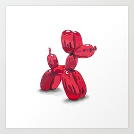 Balloon Dog Art Print