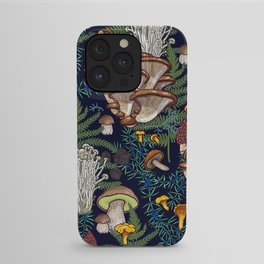 Dark mushroom forest iPhone Case