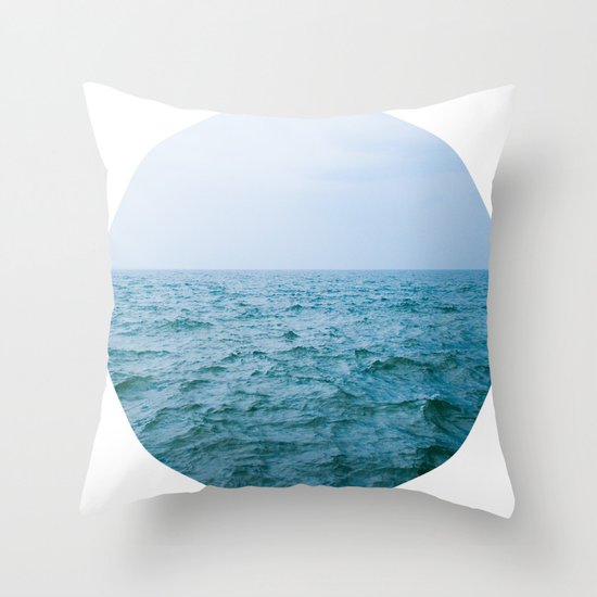 Nautical Porthole Study No.3 Throw Pillow