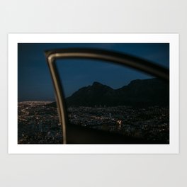 Cape Town city lights | night view | Travel Photography Art Print