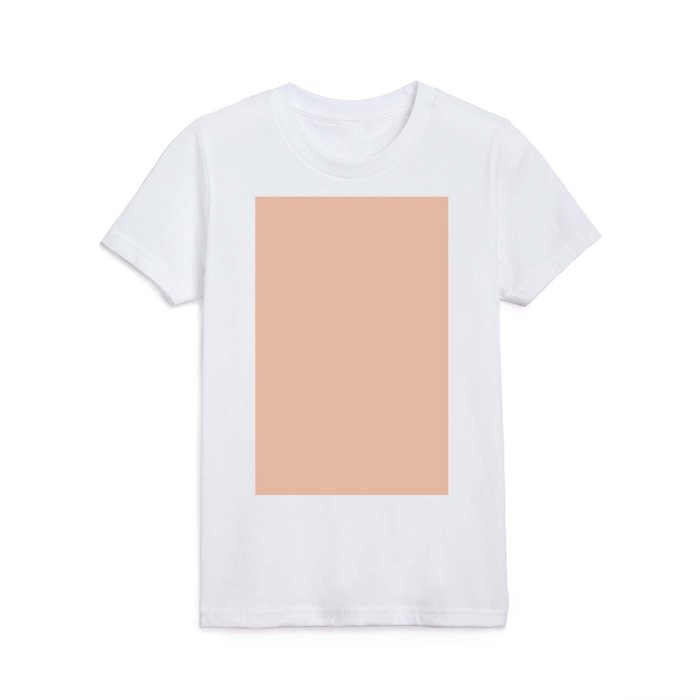 A Touch Of Peach - Solid Color Trend matching my best sellers Kids T Shirt