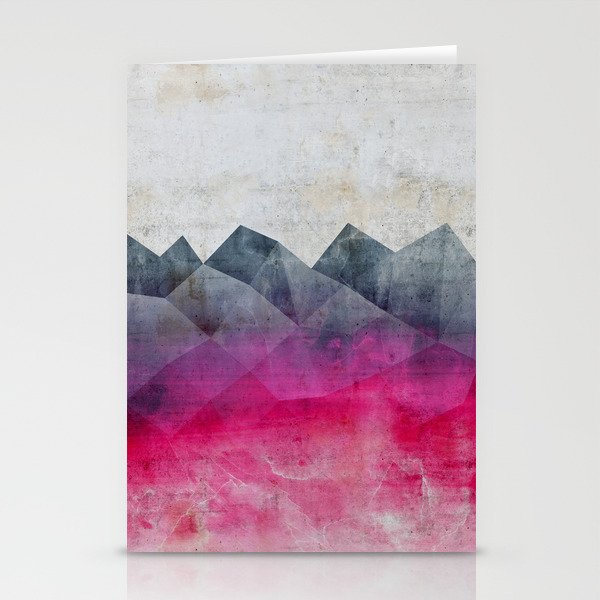 Pink Concrete Stationery Cards