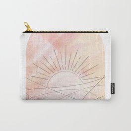 Soft pink arch-sunrise #44 Carry-All Pouch