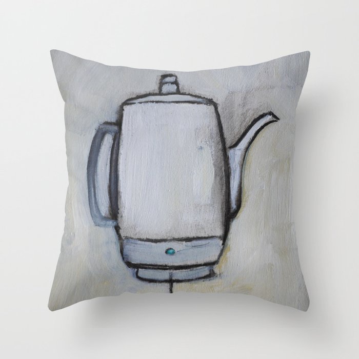 Coffee Pot - Percolator  Throw Pillow