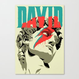 David Canvas Print
