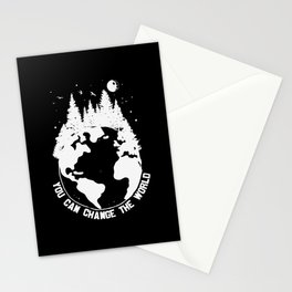 You Can Change The World Stationery Card