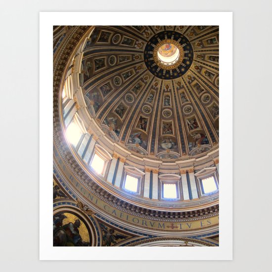Don't Look Down. Art Print
