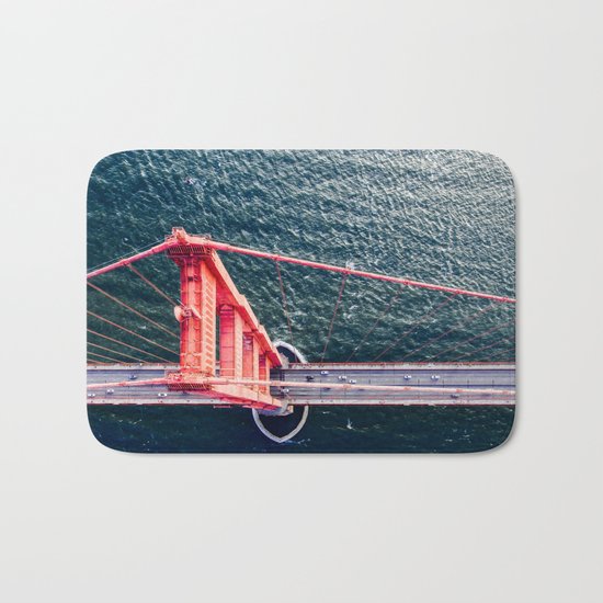 Red Bridge Bath Mat