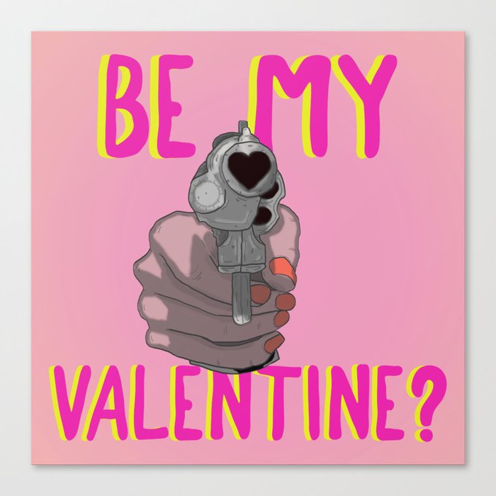 Be My Valentine? Canvas Print