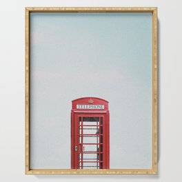 London Telephone Booth Serving Tray