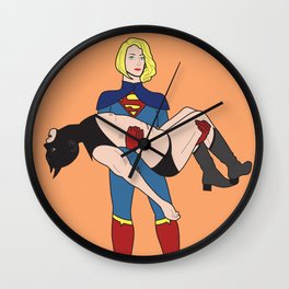 Superwoman Wall Clock