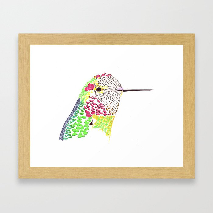 Hummingbird Framed Art Print