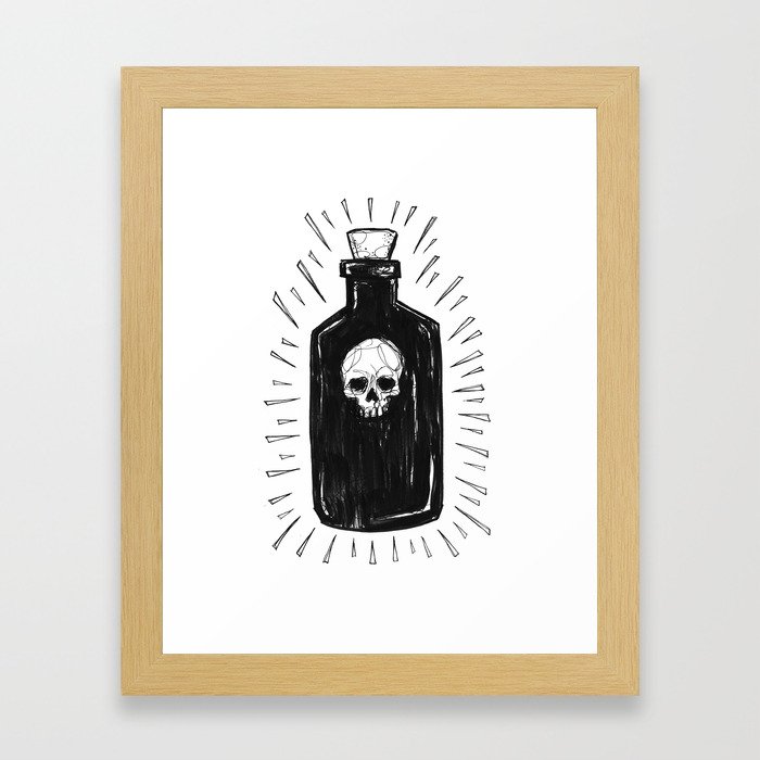 The Devil's Drink Framed Art Print