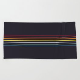 Nagamasa - Classic Retro Stripes Beach Towel