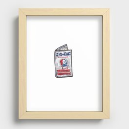 Zig-Zag Rolling Papers Recessed Framed Print
