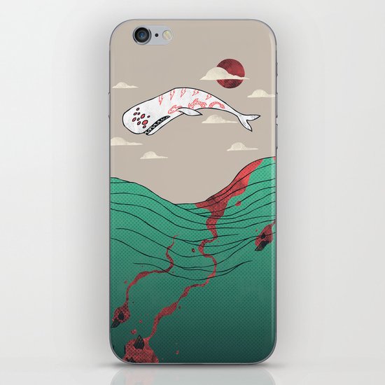 White Whale iPhone & iPod Skin