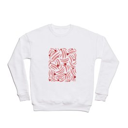 Abstract Pastel Pink Shapes Crewneck Sweatshirt