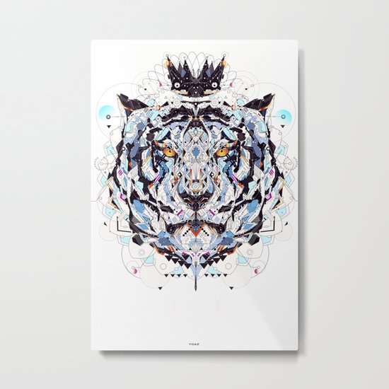 tigre Metal Print