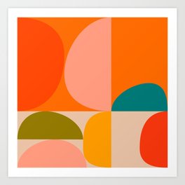 Bauhaus, geometric abstraction 3 Art Print
