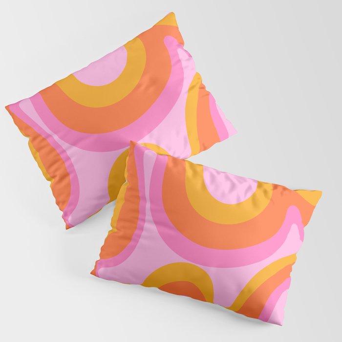 Groovy Swirl - Sunset Pillow Sham
