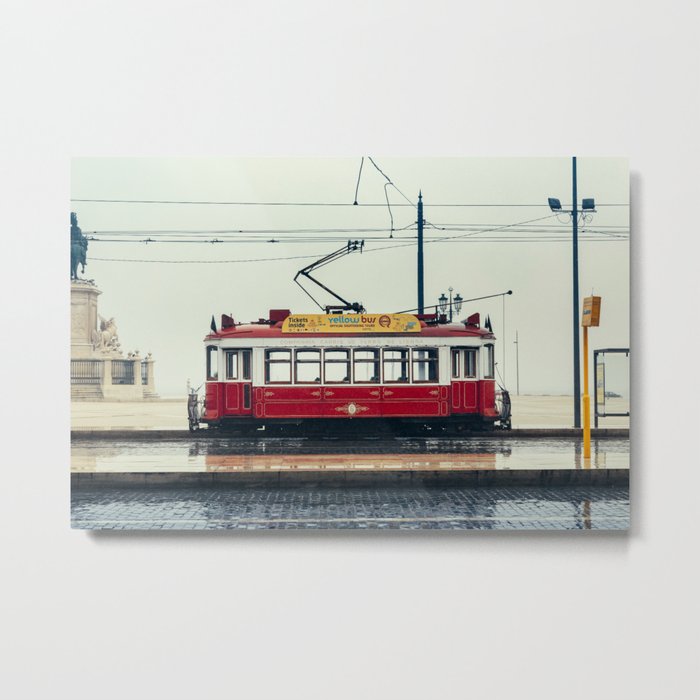 Tram number 6 | Electrico 6. Lisboa, Portugal Metal Print