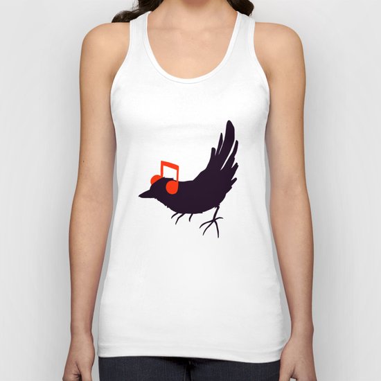 Listening to my Song Unisex Tank Top