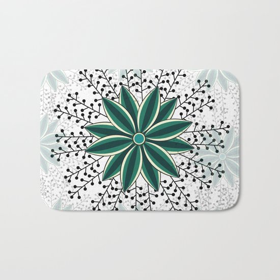 Pattern V Bath Mat