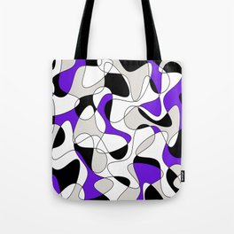 Abstract pattern - purple and gray. Tote Bag