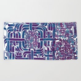 Inner Seed Structures  Beach Towel