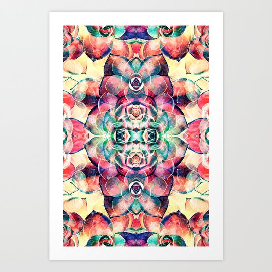 Succulents Abstract Art Print