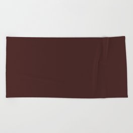 Deep Woods Brown Beach Towel