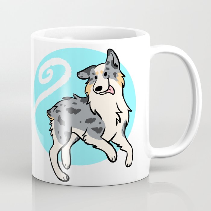 Australian shepherd coffee top mug