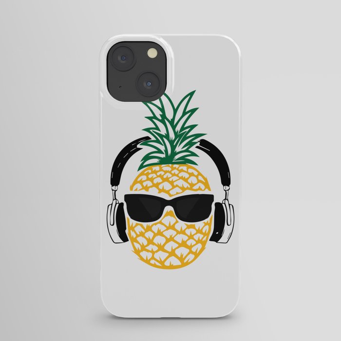 Cool Music Lover Pineapple Design  iPhone Case