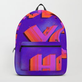 Hey You Backpack | Hot, Graphicdesign, Pop Art, Glitch, You, Thoughts, Typography, Vector, Expression, Graphic 