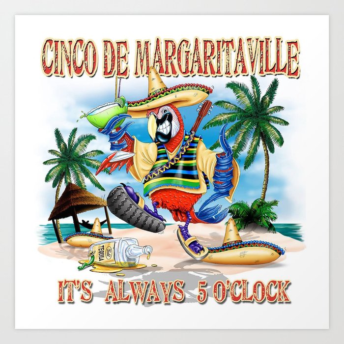 margaritaville album 2022 Art Print by vsaad12 | Society6