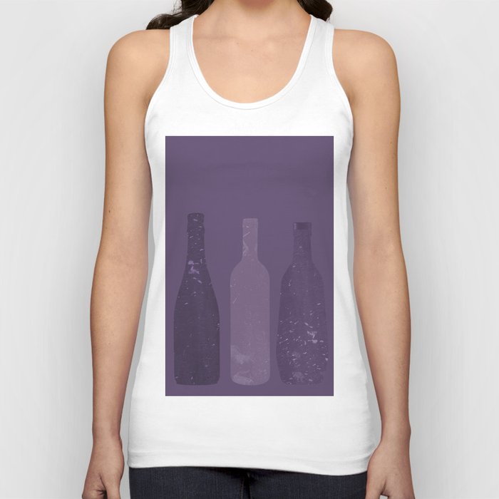 Abstract Wine Bottles Tank Top