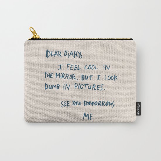 Dear Diary Carry-All Pouch