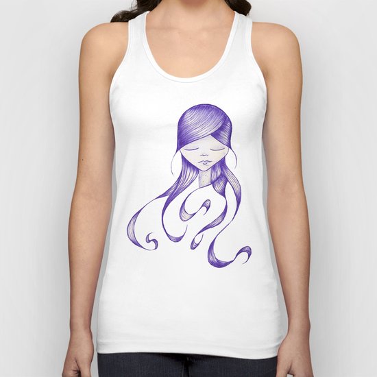 Feeling Blue Unisex Tank Top