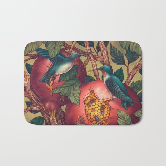Ragged Wood Bath Mat