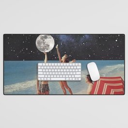 Reaching for the Moon Desk Mat