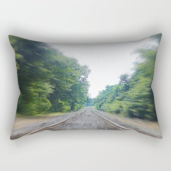 TRAIN TRACKS Rectangular Pillow